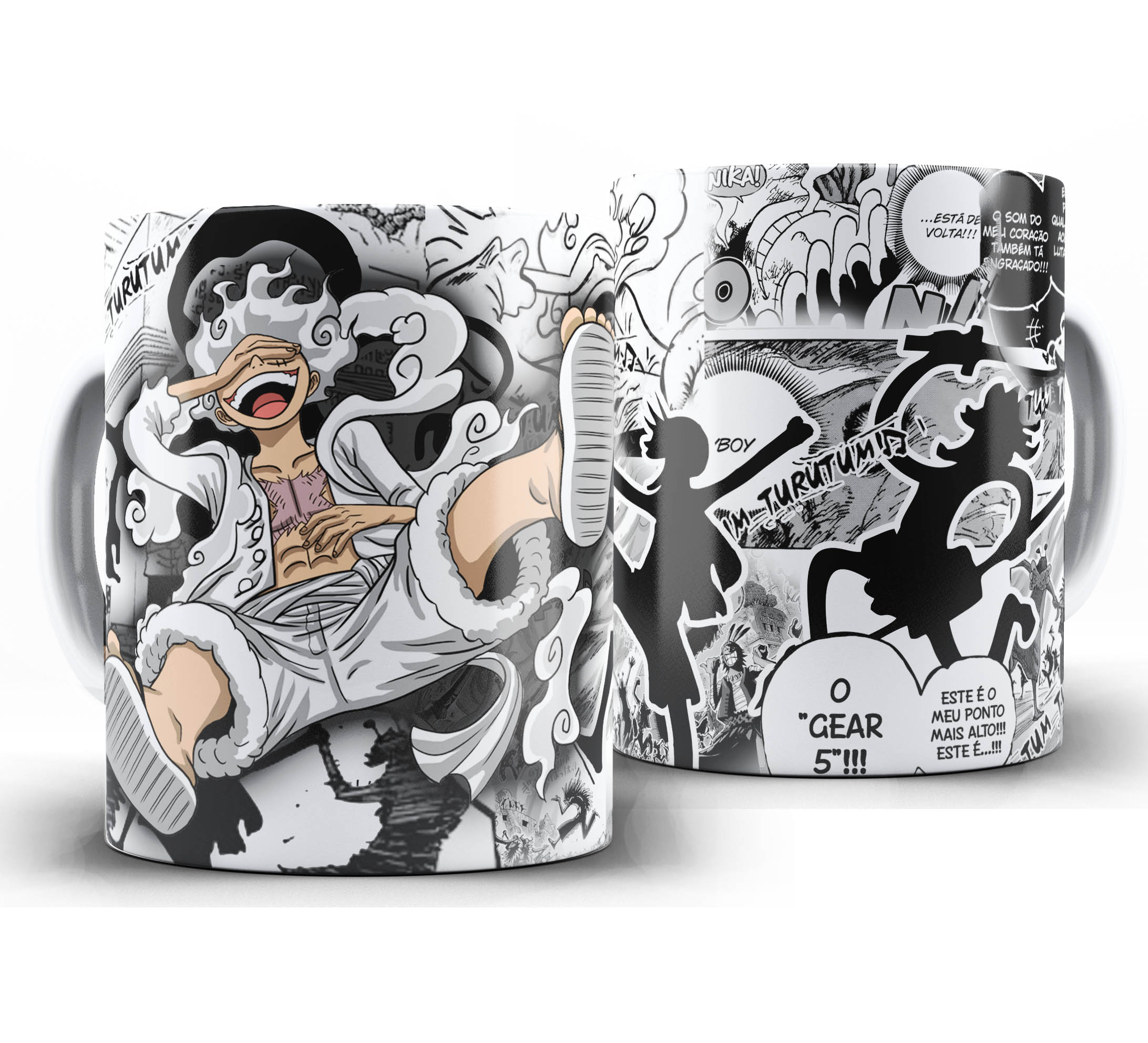 Caneca Anime Mangá - One Piece - Monkey D Luffy - Joy Boy Luffy